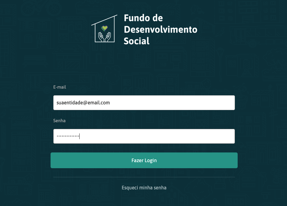 Fazer "Login" na plataforma